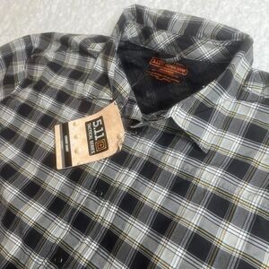 NWT‎ 5.11 tactical pearl snap plaid cover shirt workwear utility